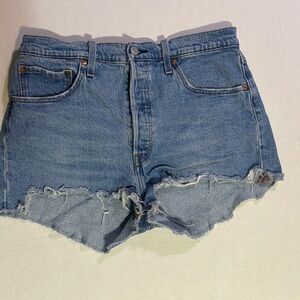 Levi's 501 Women's Blue Jean Shorts
